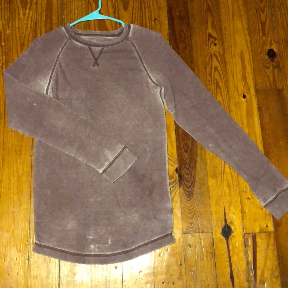 🍎Light red distressed thermal🍎